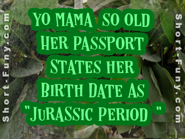 Laughing: so old Jurassic